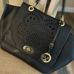 19V69 Italia Versace black tote
